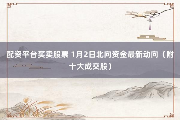配资平台买卖股票 1月2日北向资金最新动向（附十大成交股）